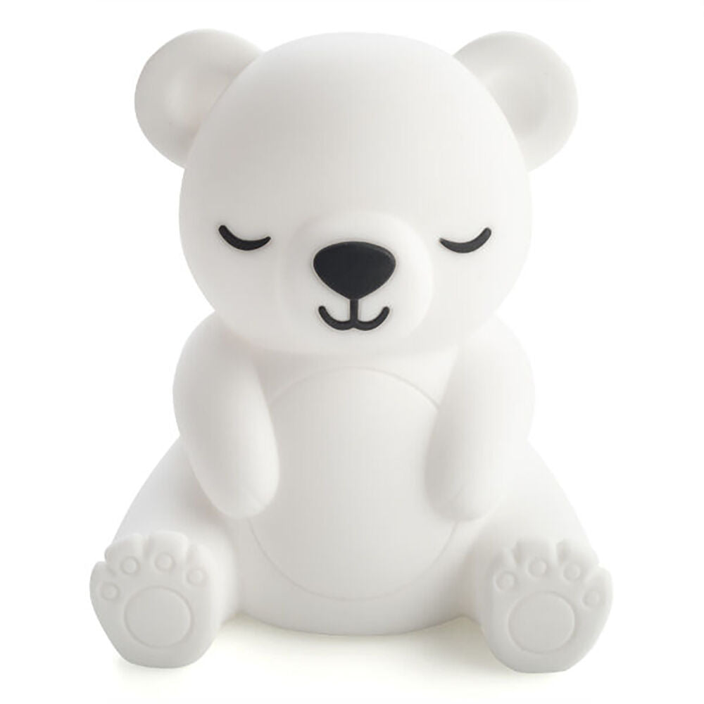 Lil Dreamers Silicone Touch Led Lamp Light Kids Room Decor White - Bear