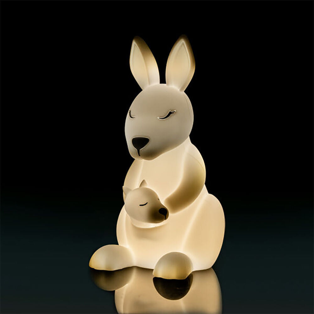 Lil Dreamers Silicone Touch Led Lamp Light Bedroom Decor White - Kangaroo