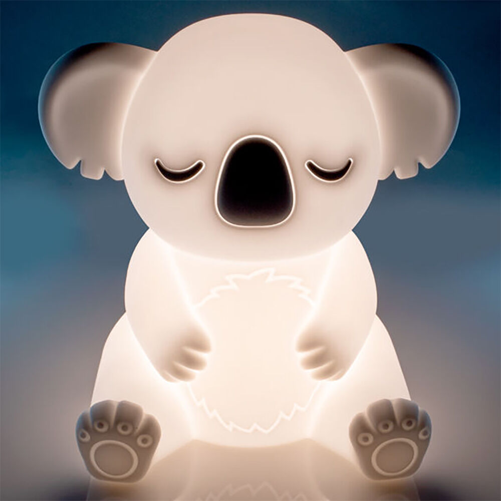 Lil Dreamers Silicone Touch Led Lamp Light Kids Room Decor White - Koala