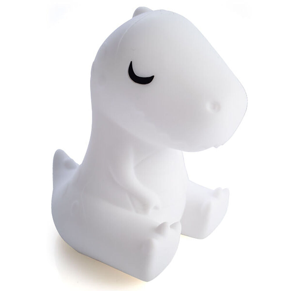 Lil Dreamers Silicone Touch Led Lamp Light Kids Room Decor White - T-Rex