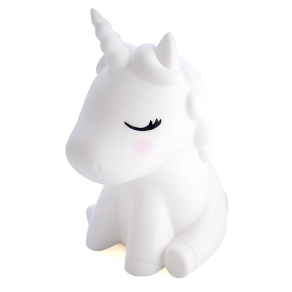 Lil Dreamers Silicone Touch Led Lamp Light Kids Room Decor White - Unicorn