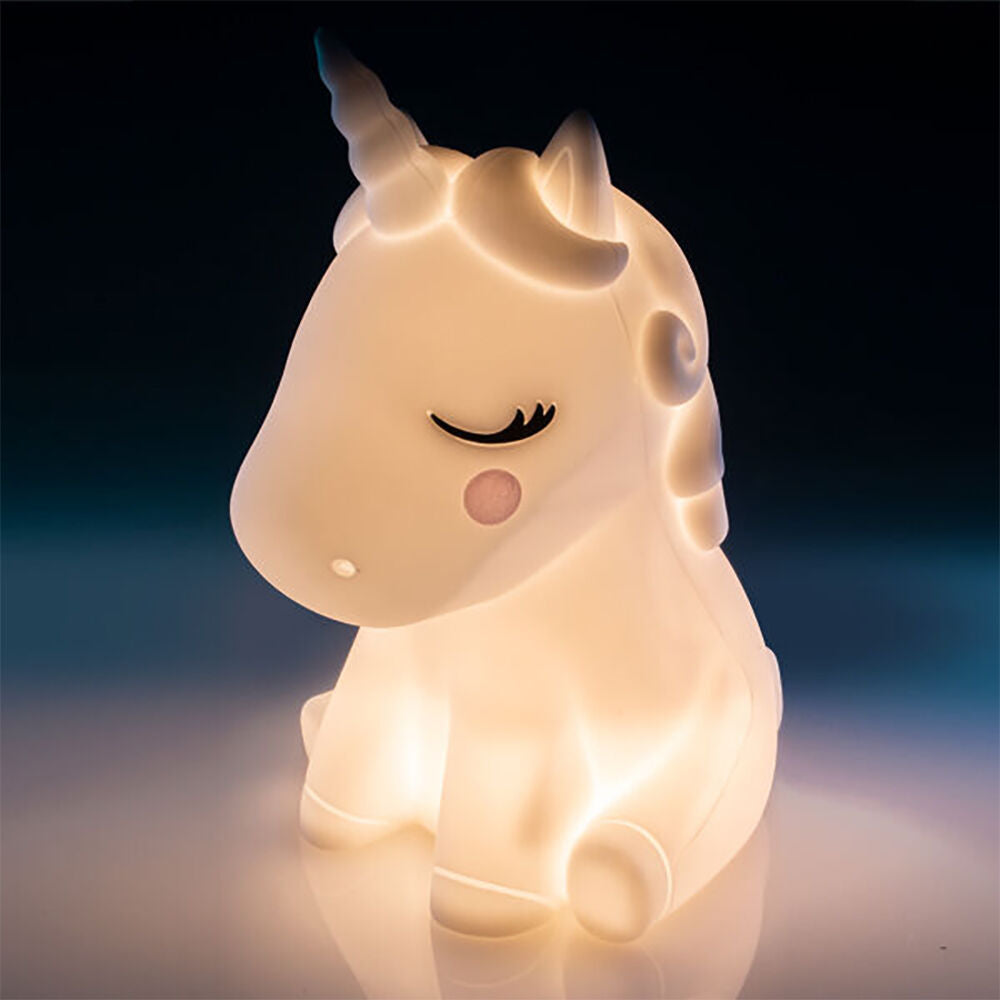 Lil Dreamers Silicone Touch Led Lamp Light Kids Room Decor White - Unicorn