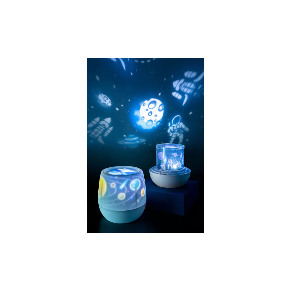 Lil Dreamers Glowing Rotating LED Projector Space Theme 12.9x12.9x12.9cm