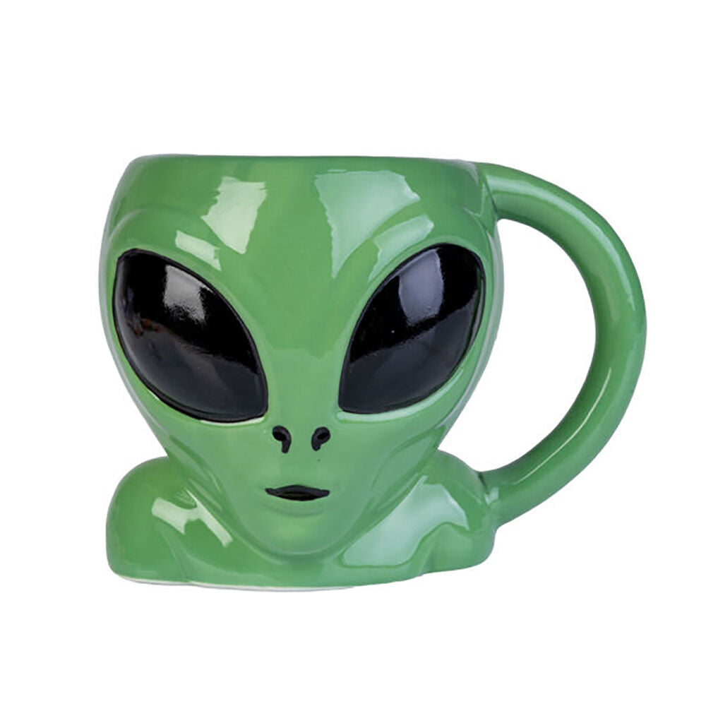 2PK Alien 3D Alien Ceramic Coffee/Tea Mug 15x11.5cm - Green