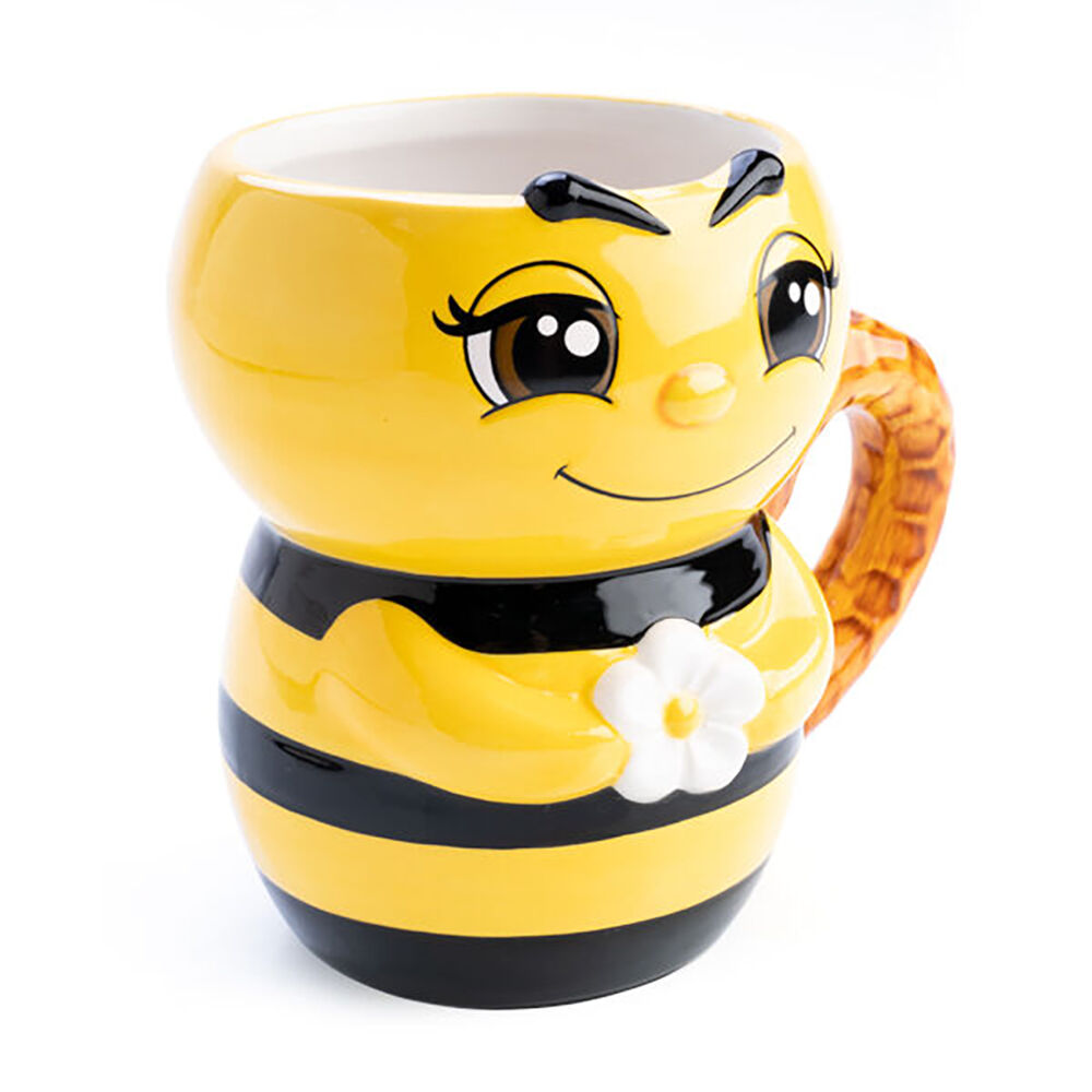 Joybee 3D Bee Ceramic Coffee/Tea Mug 13x12cm - Yellow