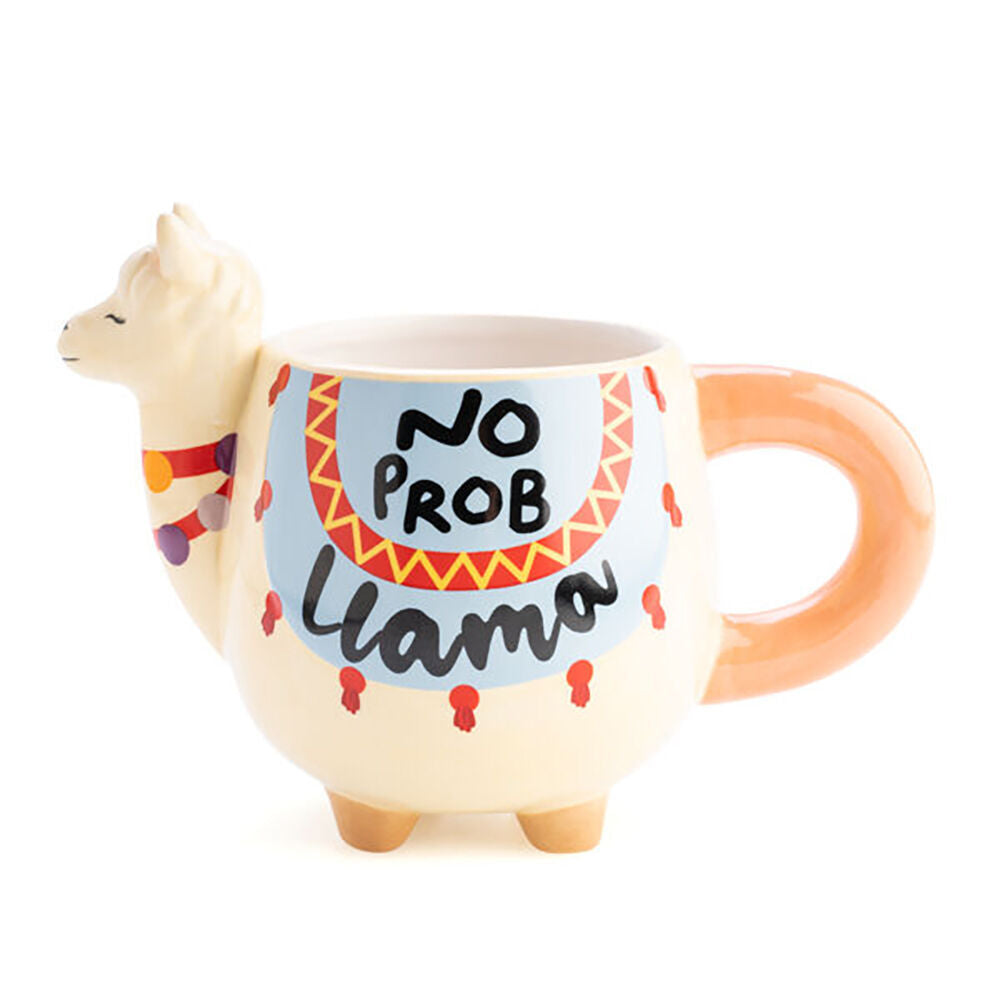 3PK Alpaca Valley 3D No Prob Llama Coffee/Tea Ceramic Mug 17.3x12cm