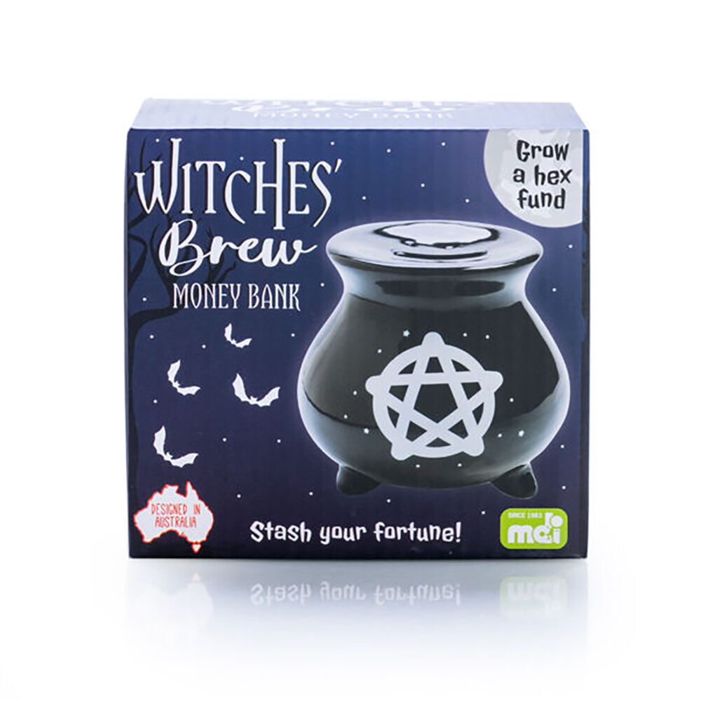 3PK MDI Money Bank Novelty Coin Saver Cauldron 12.4x11cm