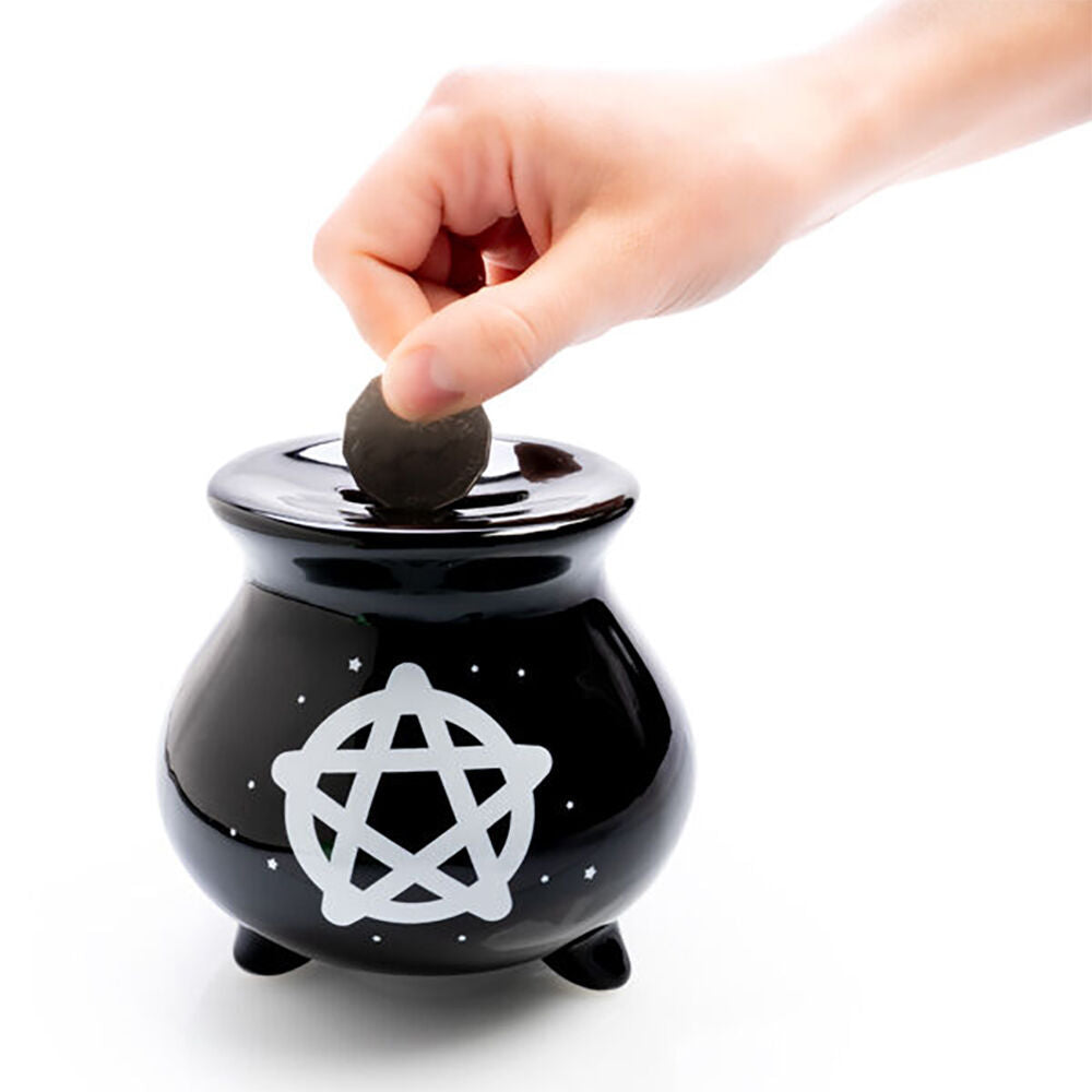 3PK MDI Money Bank Novelty Coin Saver Cauldron 12.4x11cm
