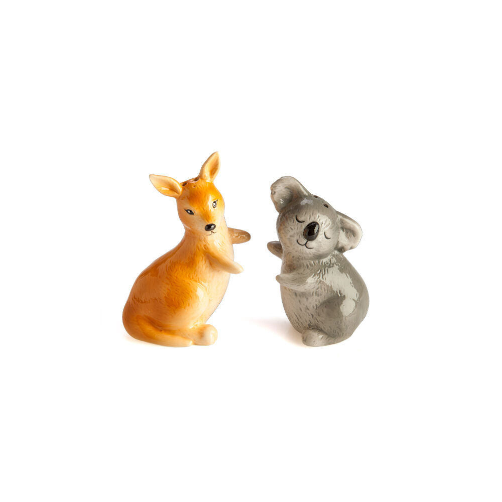 2pc Flavour Mates 3D Salt & Pepper Shaker Set 12x5.5x12cm Australiana Animals