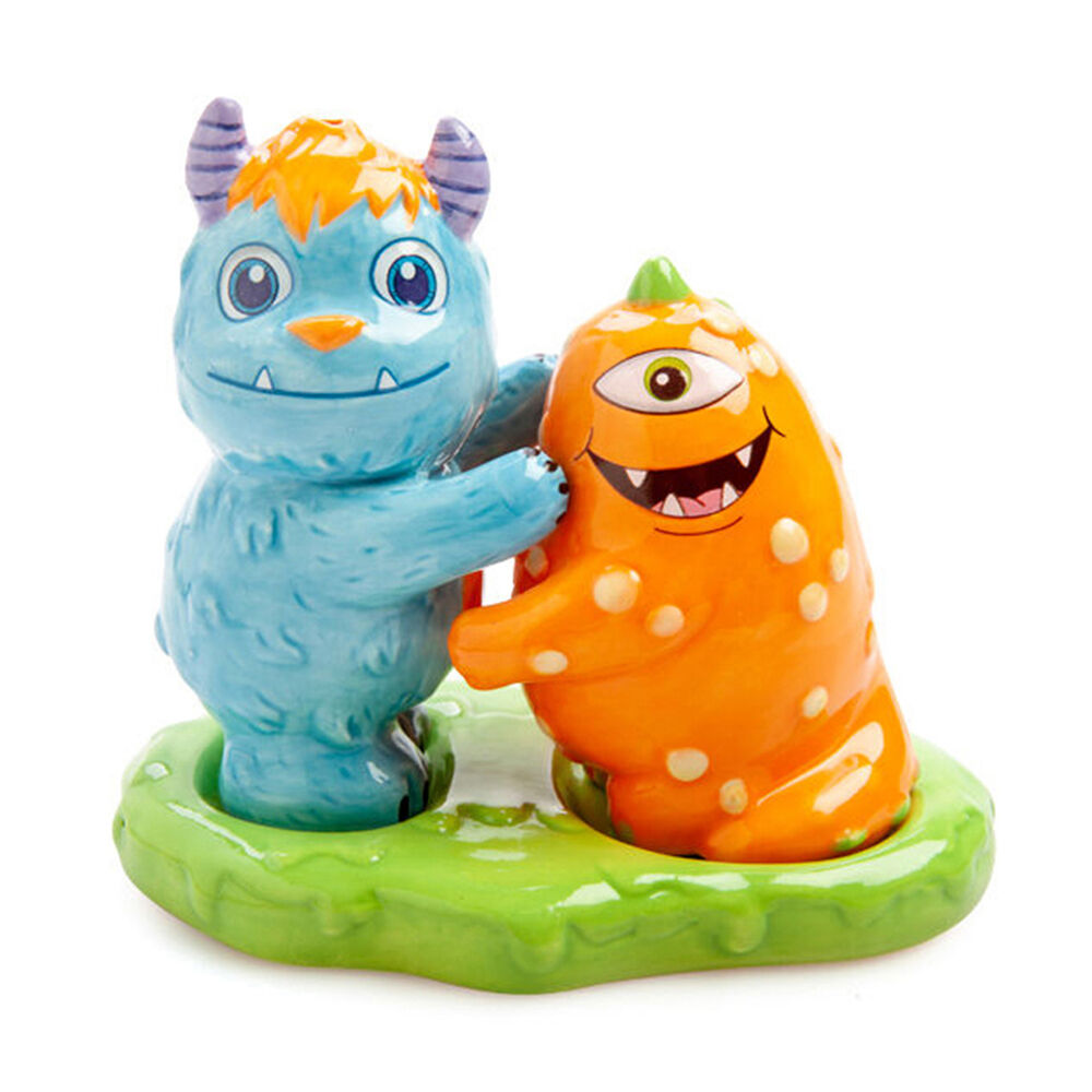 2x 2pc Flavour Mates Salt & Pepper Set 11.6x7.5x10cm Monsterlings Roary Borg
