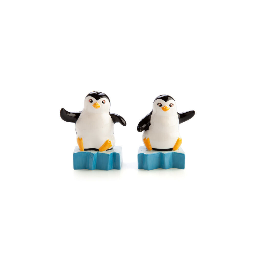 2pc Flavour Mates 3D Salt & Pepper Shaker Set 15x5.5x9.5cm Mr Mrs Penguin