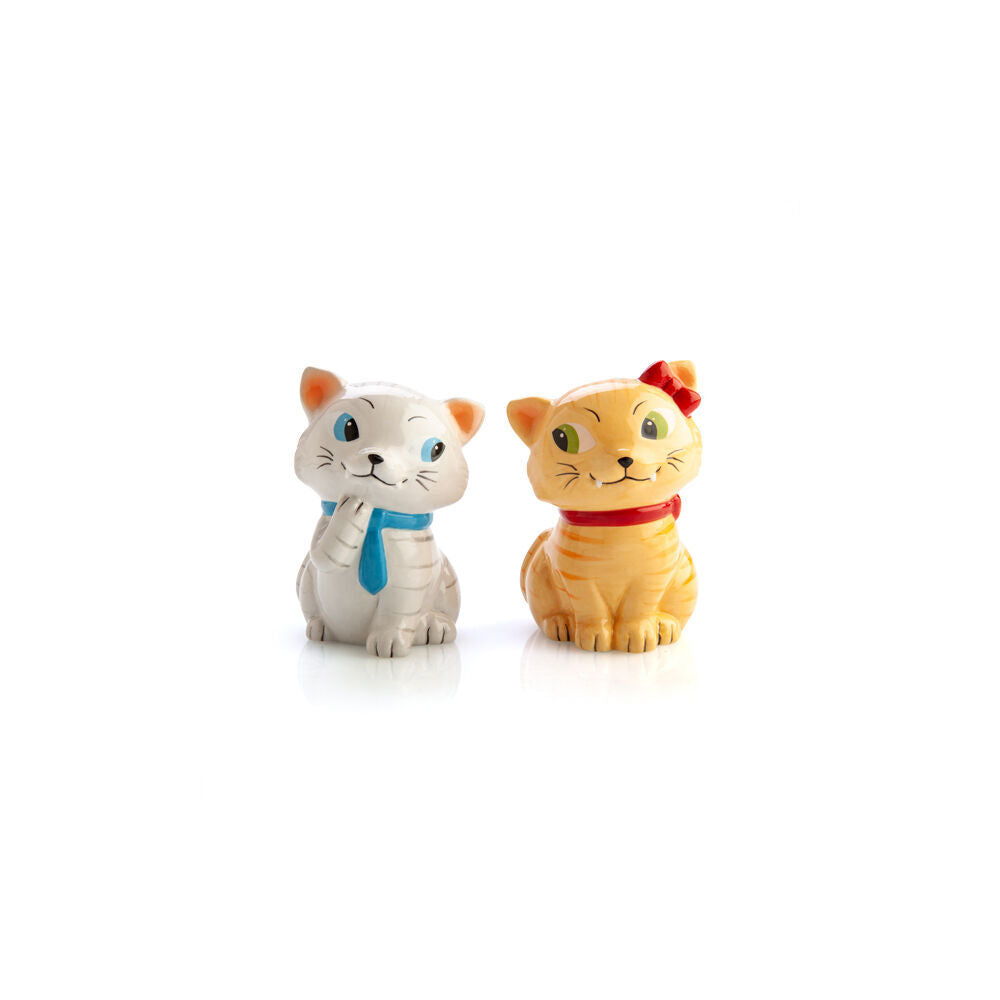 2pc Flavour Mates 3D Salt & Pepper Shaker Set 12.5x6x9cm Tabby Cats