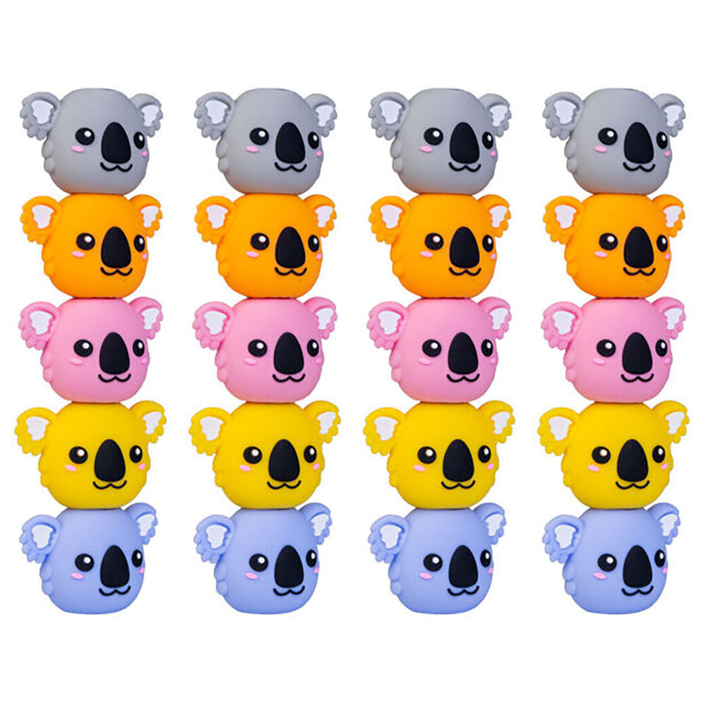 4PK Outback Mates Stackable Highlighters Writing Stationery Koala Assorted