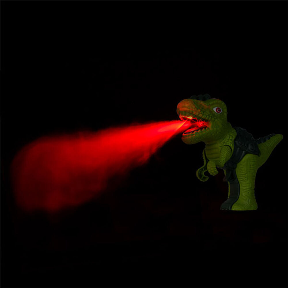 Dino Island LED Mist Spray Roaring T-Rex Dinosaur Toy Light Effect 17.5cm