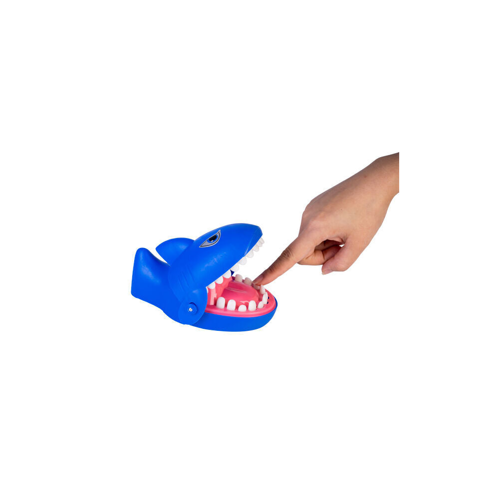 MDI Snappy Jaws Shark Attack Risk/Luck Kids Game Toy 16.5x10.3x9cm Blue