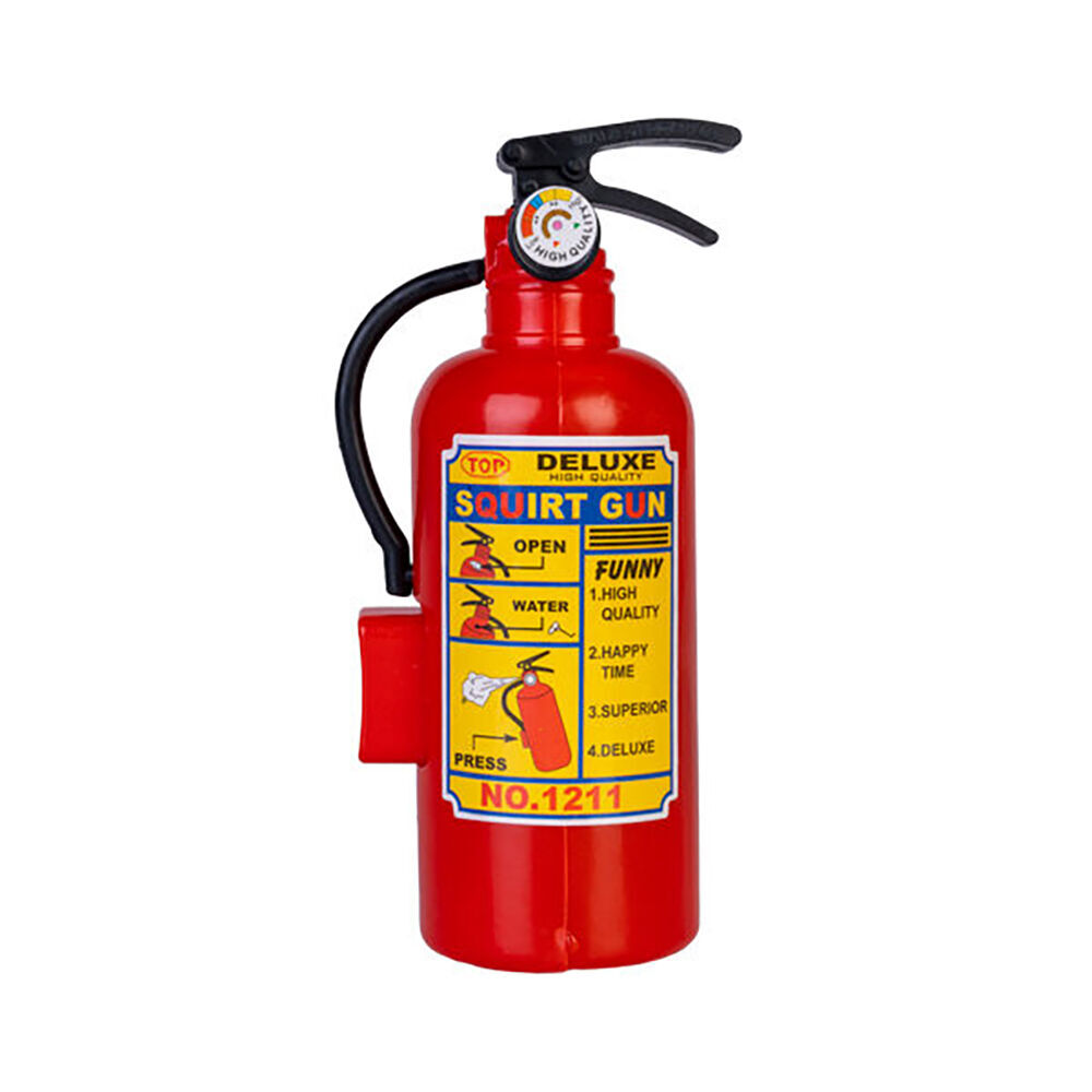4PK Worlds Smallest World Fire Extinguisher Squirt Gun Miniature Toy Kids 6y+