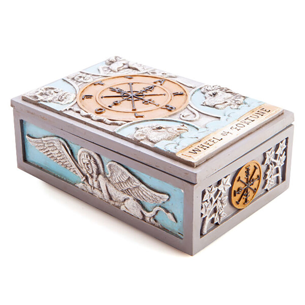 Mystical Worlds Tarot Box Wheel of Fortune Jewellery Trinket Home Decor