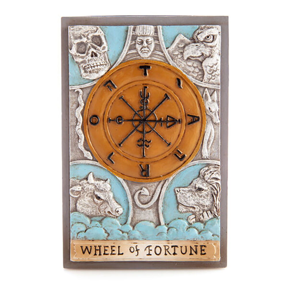 2PK Mystical Worlds Tarot Box Wheel of Fortune Jewellery Trinket Home Decor