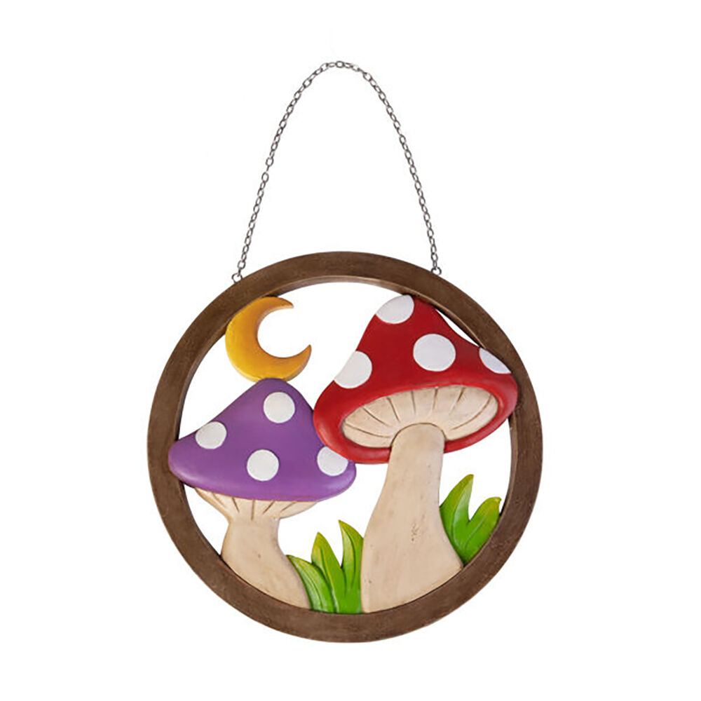 MDI Hanging Wall Mushrooms Home Decor Front Door Ornament Display