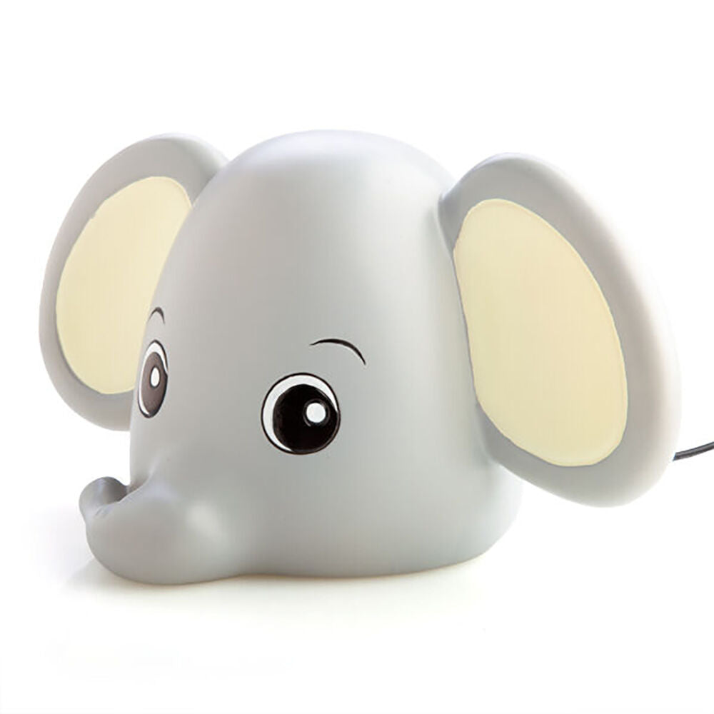 Smooshos Pal Table Lamp Children Night Light Bedroom Decor Grey Elephant