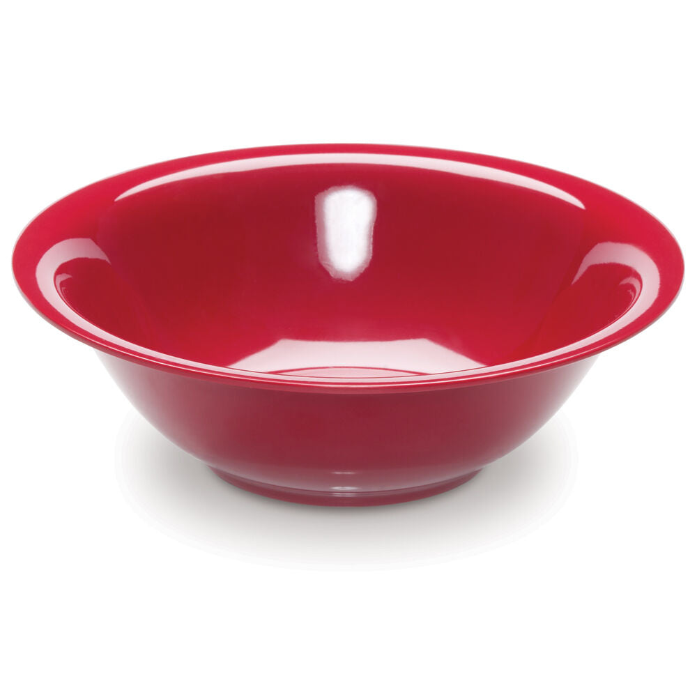 12PK Campfire Melamine Dessert Bowl Tableware Round 18cm - Burgundy