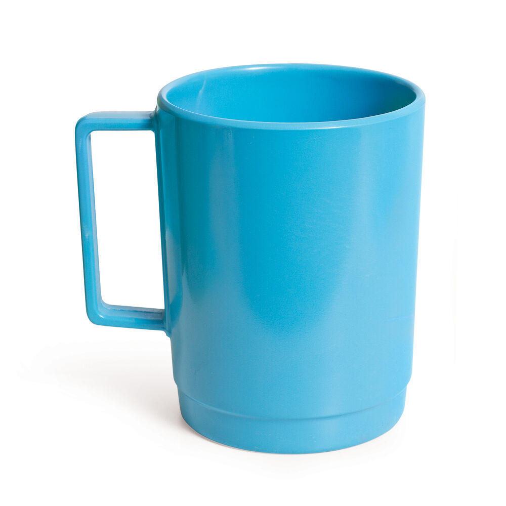 6PK Campfire Melamine Stackable Mug Tableware 400ml - Blue
