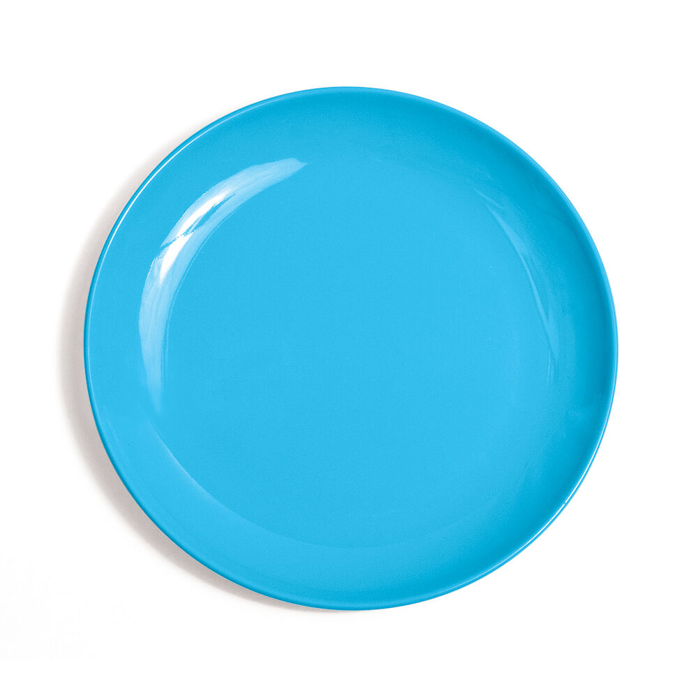 12PK Campfire Melamine Dinner Plate Tableware 25cm - Blue