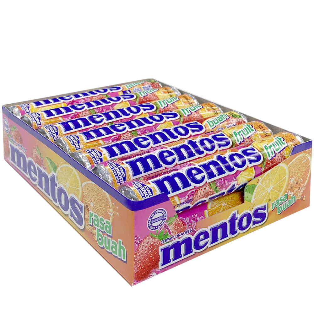 6x 14PK Mentos Roll Pack - Fruity