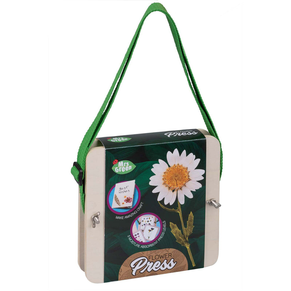 Mrs Green Pocket Flower Press Kit Large Wooden Toy Kids