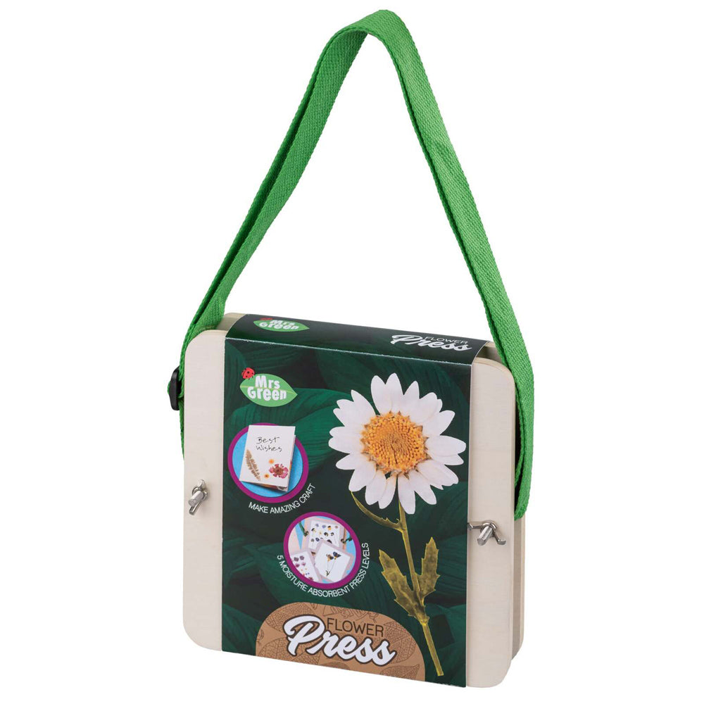 Mrs Green Pocket Flower Press Kit Large Wooden Toy Kids