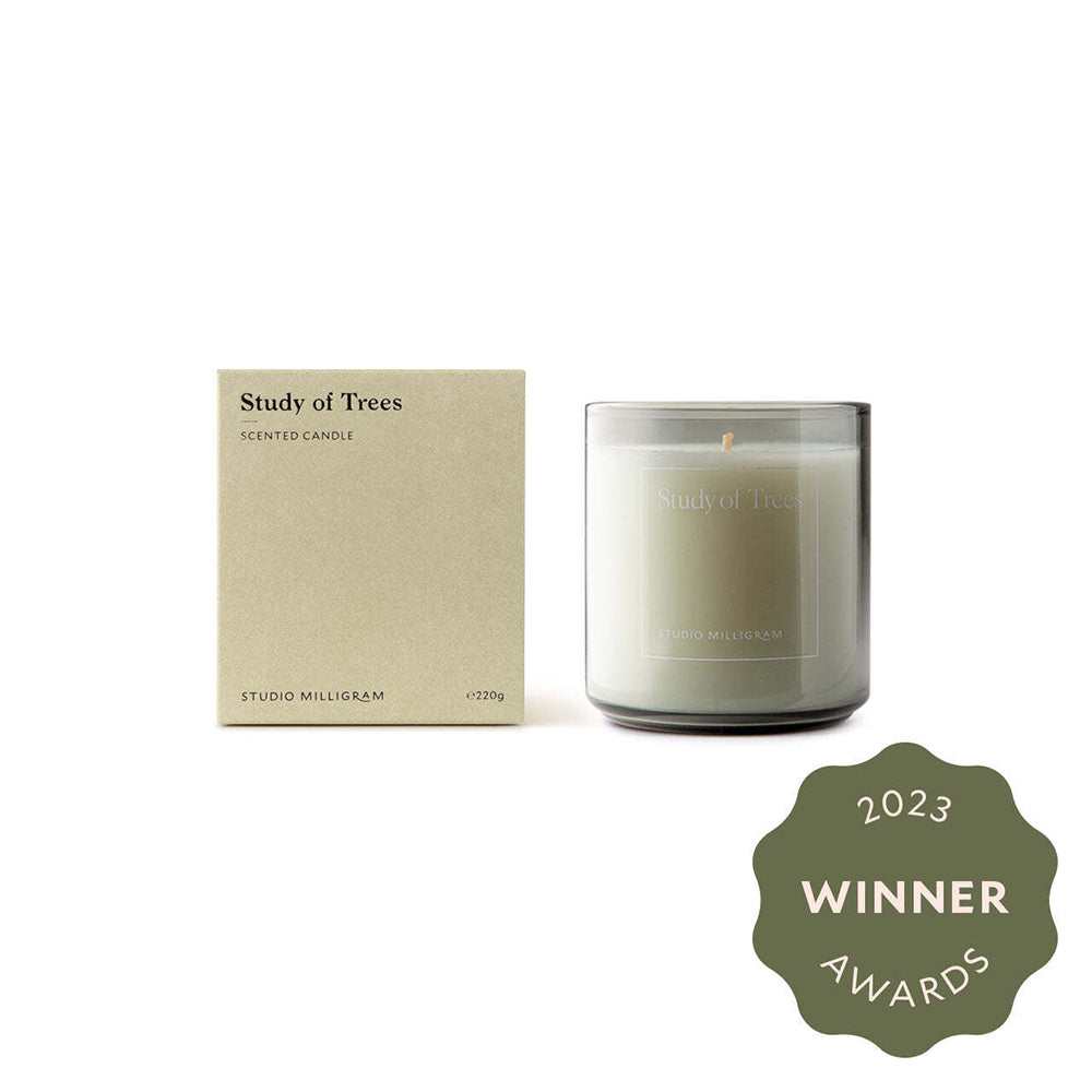 Studio Milligram Sensory 220g Scented Candle Study of Trees