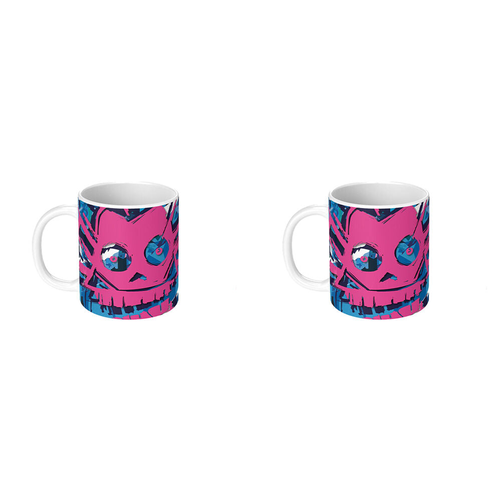 2PK Impact Rock Merchandise Arcane League of Legends Jinx Coffee Mug White