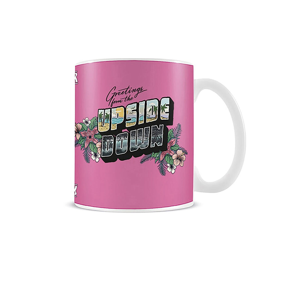 Stranger Things The Upside Down Pink Coffee Mug Drinking Cup 300ml