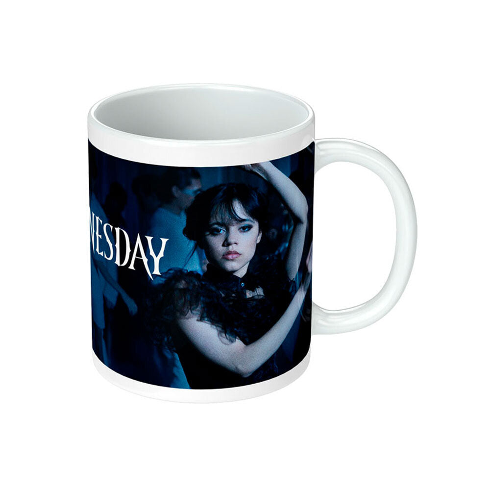 2PK Wednesday Addams Goo Goo Muck White Ceramic Printed Mug