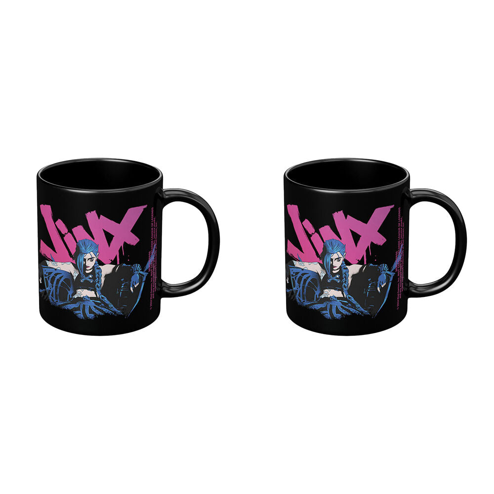 2PK Impact Rock Merchandise Arcane League of Legends Jinx Coffee Mug Multicoloured