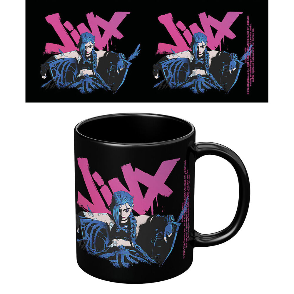 2PK Impact Rock Merchandise Arcane League of Legends Jinx Coffee Mug Multicoloured
