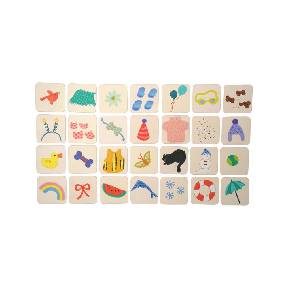 2PK Manhattan Pup Match Up Kids Interactive 6x4cm Card Game 3y+
