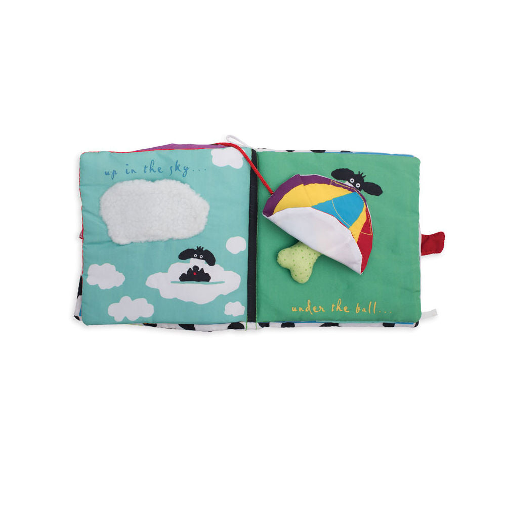 Manhattan Where's The Bone Fabric Book 19.7cm Baby Activity Toy 6m+