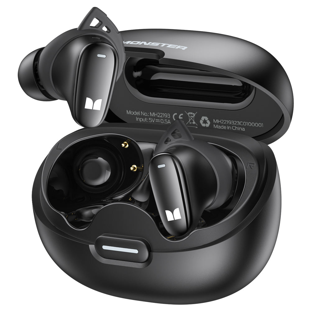 Monster N-Lite 206 Wireless Noise Cancelling Earphones - Black