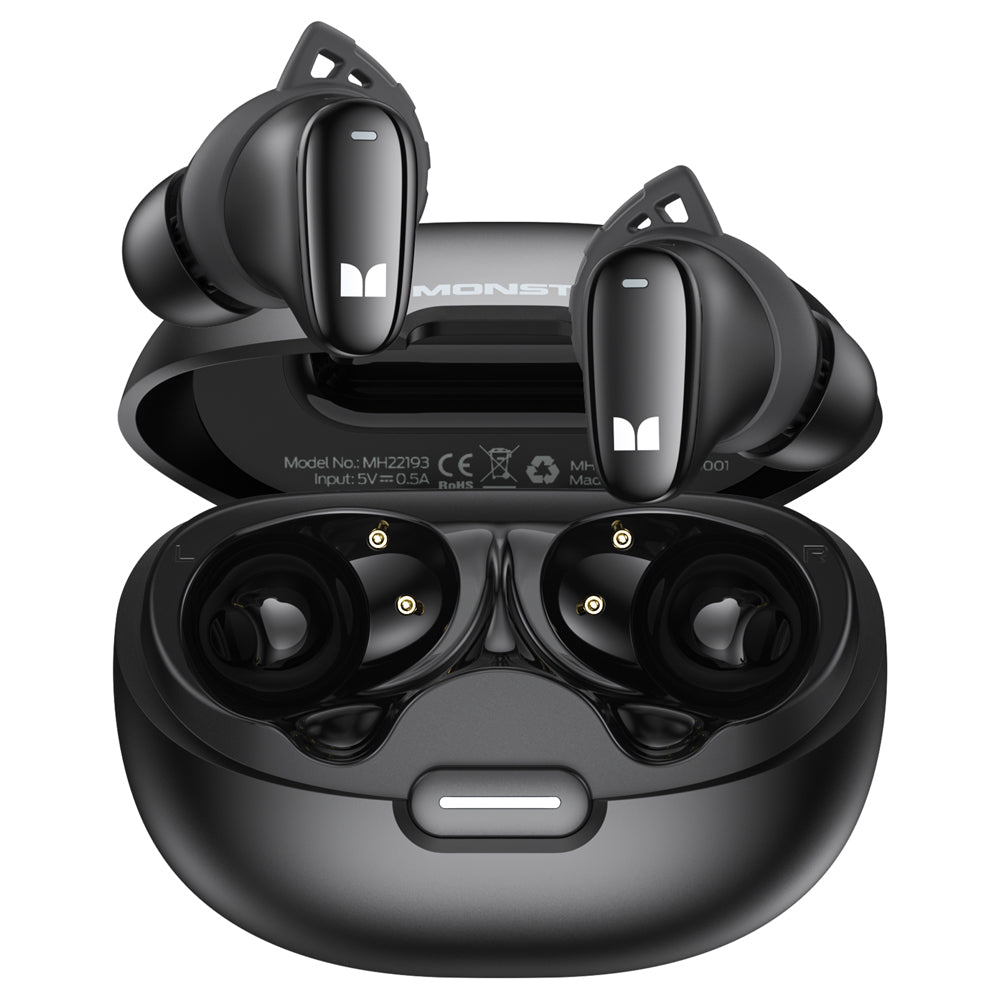 Monster N-Lite 206 Wireless Noise Cancelling Earphones - Black