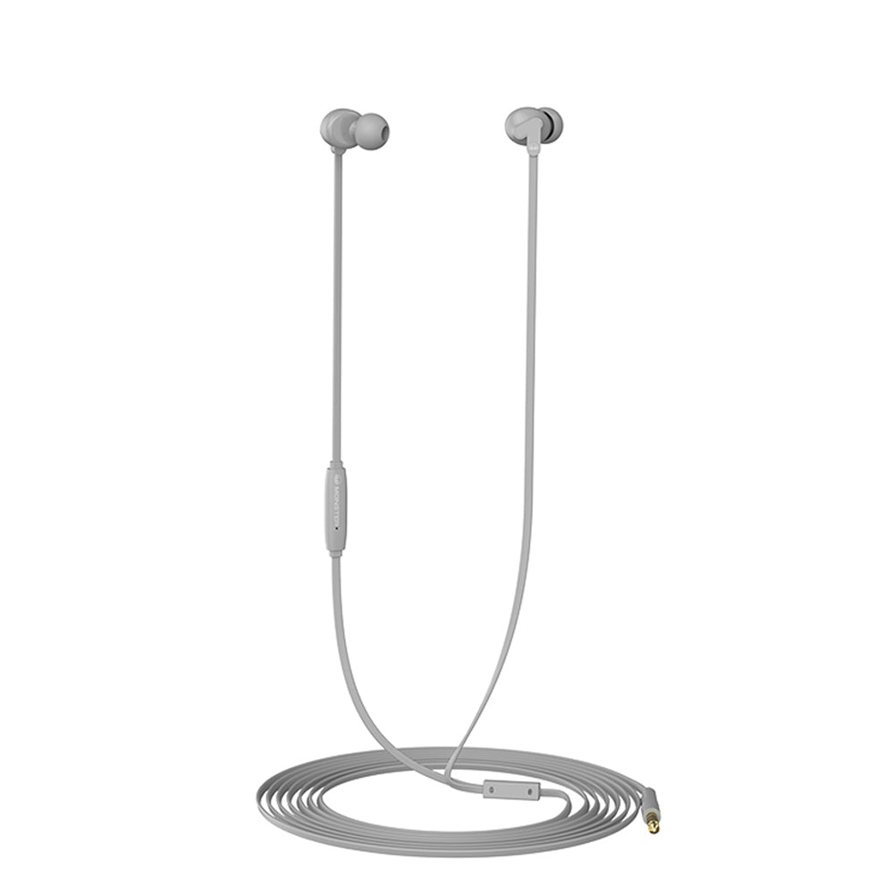 Monster Rave V1 Wired In Ear Headphones 3.5mm Audio Jack Grey