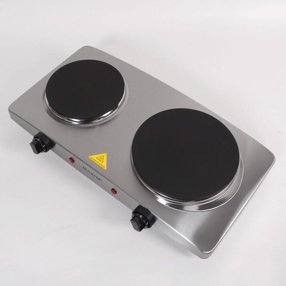 Maxim Kitchenpro 2400w Temperature Control Twin Hotplate
