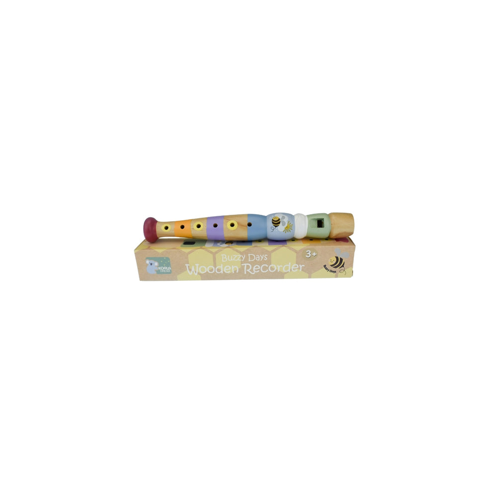 Koala Dream Buzzy Days Bee Kids Wood Rainbow Recorder 3y+