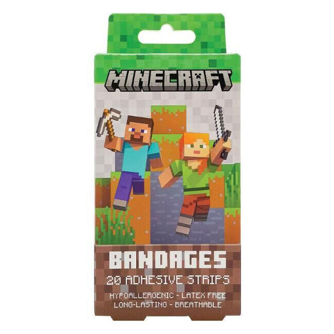 12x 20pc Minecraft Bandages Adhesive Strips Wound Patch