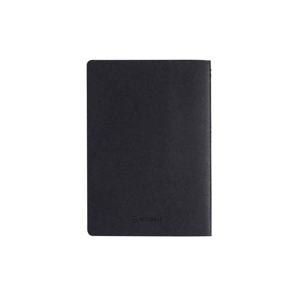 3PK MiGoals Get Sh*t Done Soft Cover A5 Notebook - Minimal Black