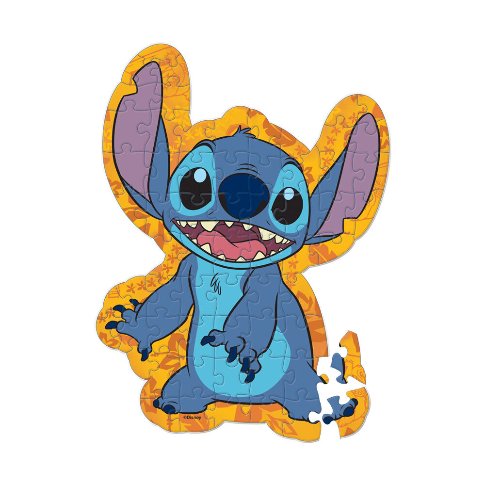 3x 46pc Stitch Character Jigsaw Puzzle 38x28cm Kids 3y+
