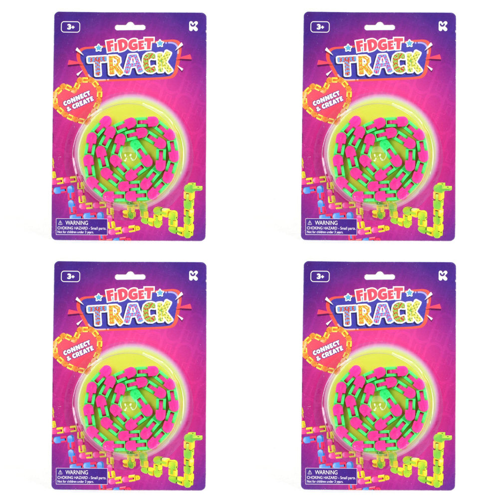 4PK Pocket Money Fun Fidget Track Kids/Children Toy 3y+