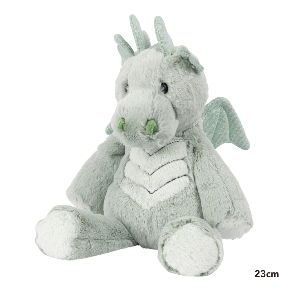 Mary Meyer Marshmallow Animal Dragon 23cm Soft Plush Toy Kids 0+ Green