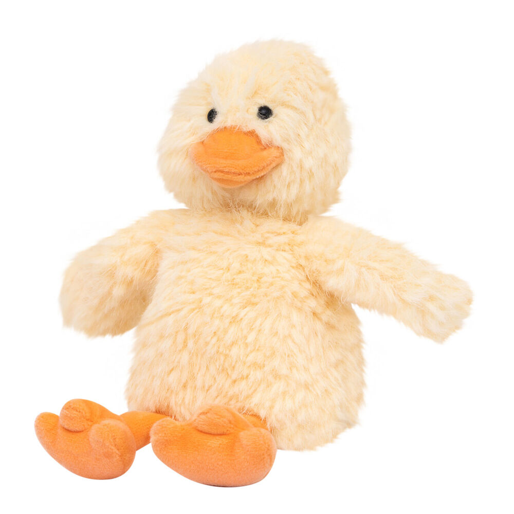 Mary Meyer Whispers Duck Plush Toy Stuffed Animal 10x18cm - Yellow