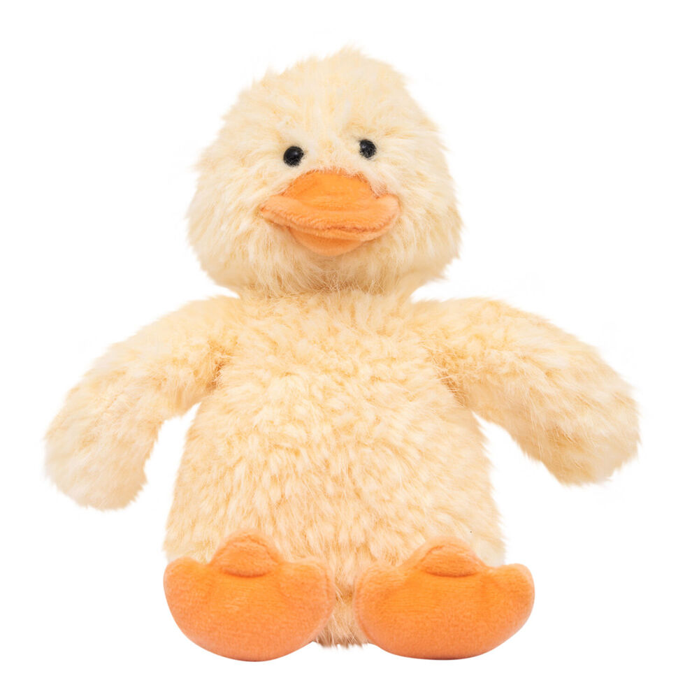 Mary Meyer Whispers Duck Plush Toy Stuffed Animal 10x18cm - Yellow